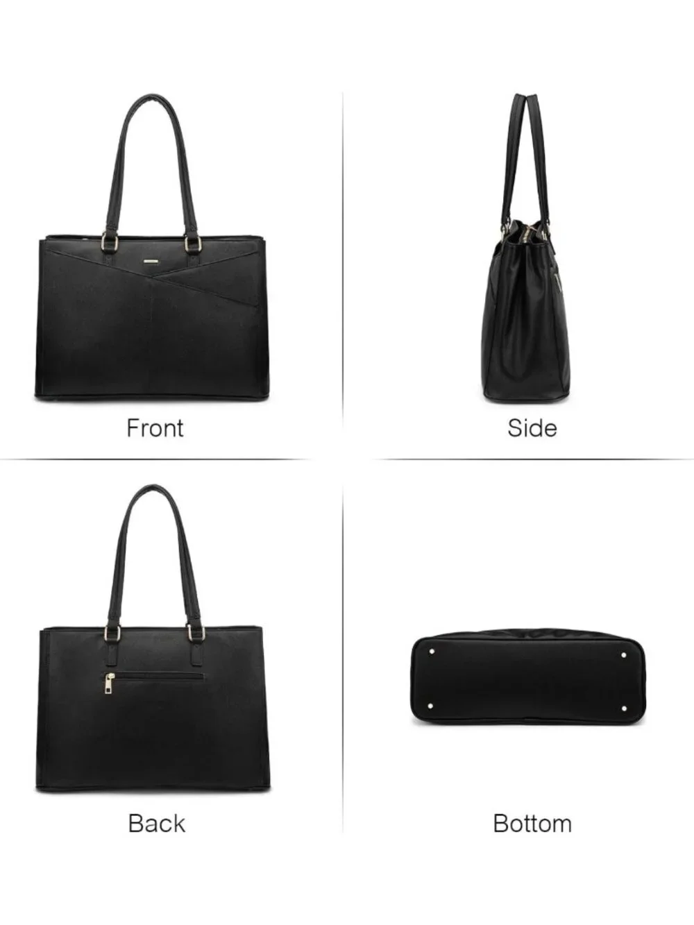 Stylish Waterproof Laptop Tote Bag for Women - Fits 15.6